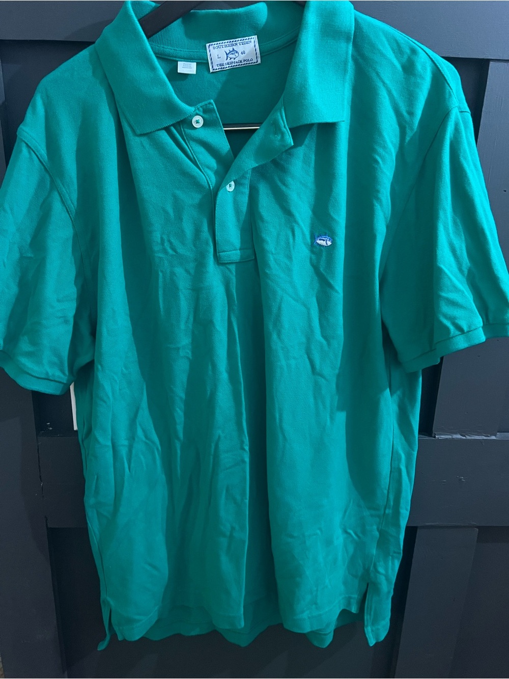 Southern Tide Teal Green Polo Shirt